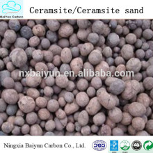 Water Treatment Materials 2-4mm Natural Ceramsite / Ceramsite Sand
